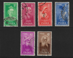 INDIA. Yvert Nº 37/42 Usados Y Defectuosos - Used Stamps