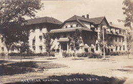 Kansas Halsted Hertzler Hospital 1925 Real Photo - Altri & Non Classificati