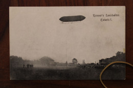 Cpa Ak 1910's Renner`s Lenkballon Estaric I ZEPPELIN Luftschiff Cover Air Mail Luftpost Osterreich Renner - Dirigibili