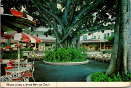 Hawaii Waikiki Beach Moana Hotel Banyan Court 1976 - Honolulu