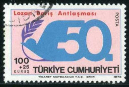 Türkiye 1973 Mi 2289 Lausanne Peace Treaty - Usati