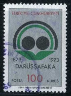 Türkiye 1973 Mi 2295 "equal Opportunity In Education" | Darussafaka Lyceum Emblem - Usados