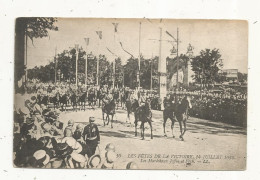 Cp, Militaria, LES FÊTES DE LA VICTOIRE ,  14 Juillet 1919,  Les Maréchaux JOFFRE Et FOCH, Vierge ,ed. Lévy Fils Et Cie - Personajes