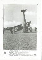 Cp, Militaria, Guerre 1914-18, Monoplan SAULNIER "le JEANNE D'ARC"  A Abattu Le Biplan Allemand "ALBATROS" à VAUDEMANGES - Incidenti