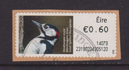 IRELAND  -  2013 Great Spotted Woodpecker SOAR (Stamp On A Roll)  CDS  Used On Piece As Scan - Oblitérés