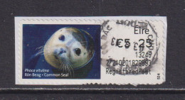 IRELAND  -  2013 Common Seal SOAR (Stamp On A Roll)  CDS  Used On Piece As Scan - Used Stamps