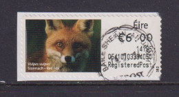 IRELAND  -  2013 Red Fox SOAR (Stamp On A Roll)  CDS  Used On Piece As Scan - Oblitérés