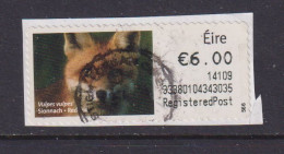 IRELAND  -  2013 Red Fox SOAR (Stamp On A Roll)  CDS  Used On Piece As Scan - Used Stamps