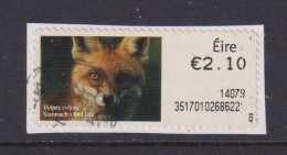 IRELAND  -  2013 Red Fox SOAR (Stamp On A Roll)  CDS  Used On Piece As Scan - Gebraucht