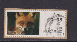 IRELAND  -  2013 Red Fox SOAR (Stamp On A Roll)  CDS  Used On Piece As Scan - Oblitérés