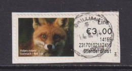 IRELAND  -  2013 Red Fox SOAR (Stamp On A Roll)  CDS  Used On Piece As Scan - Used Stamps