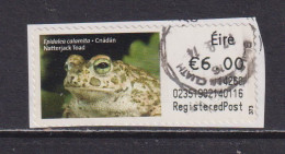 IRELAND  -  2013 Natterjack Toad SOAR (Stamp On A Roll)  CDS  Used On Piece As Scan - Oblitérés