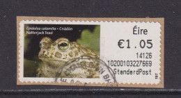 IRELAND  -  2013 Natterjack Toad SOAR (Stamp On A Roll)  CDS  Used On Piece As Scan - Oblitérés