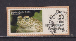 IRELAND  -  2013 Natterjack Toad SOAR (Stamp On A Roll)  CDS  Used On Piece As Scan - Used Stamps