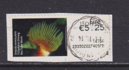 IRELAND  -  2013 Red Tube Worm SOAR (Stamp On A Roll)  CDS  Used On Piece As Scan - Gebraucht