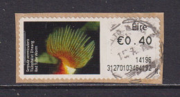 IRELAND  -  2013 Red Tube Worm SOAR (Stamp On A Roll)  CDS  Used On Piece As Scan - Usados