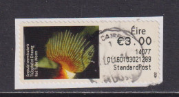 IRELAND  -  2013 Red Tube Worm SOAR (Stamp On A Roll)  CDS  Used On Piece As Scan - Oblitérés