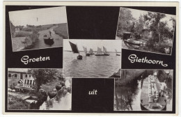 Groeten Uit Giethoorn - (Overijssel, Nederland) - 1958 - Giethoorn