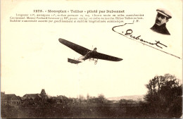 16730 Cpa Aviation - Monoplan Tellier  Piloté Par Dubonnet - Aviateurs
