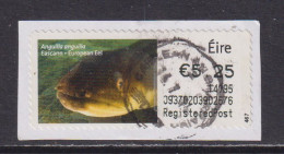 IRELAND  -  2013 European Eel SOAR (Stamp On A Roll)  CDS  Used On Piece As Scan - Usados