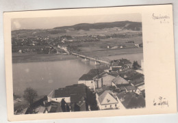 C7143) BRAUNAU Am INN - Blick über Häuser U. Brücke ALT - Braunau