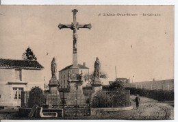 Carte Postale Ancienne L'Absie - Le Calvaire - L'Absie