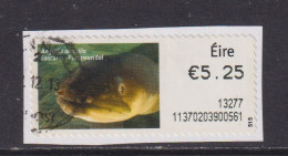 IRELAND  -  2013 European Eel SOAR (Stamp On A Roll)  CDS  Used On Piece As Scan - Usados