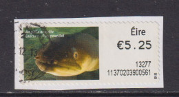 IRELAND  -  2013 European Eel SOAR (Stamp On A Roll)  CDS  Used On Piece As Scan - Oblitérés