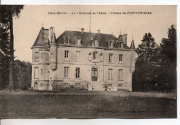 Carte Postale Ancienne L'Absie - Château De Fontenioux - L'Absie