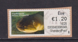 IRELAND  -  2013 European Eel SOAR (Stamp On A Roll)  CDS  Used On Piece As Scan - Usados