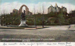 NEW YORK - Morningside Park Showing Arch Of New York Cathedral And St Luke's Hospital - Gezondheid & Ziekenhuizen