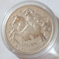 1991 - Gibilterra 25 Pounds Cavaliere     ------ - Gibraltar