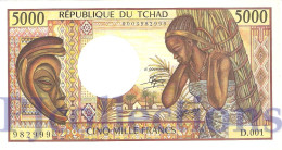 CHAD 5000 FRANCS 1984/85 PICK 11 AU/UNC - Chad