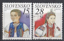 SLOVAKIA 481-482,used,falc Hinged - Used Stamps