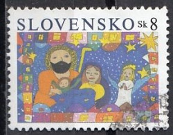 SLOVAKIA 496,used,falc Hinged,Christmas 2004 - Used Stamps