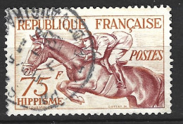 FRANCE. N°965 Oblitéré De 1953. Jumping. - Springreiten