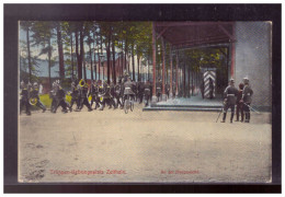 DT-Reich (021688) Propaganda Postkarte, Truppen Übungsplatz Zeithain An Der Hauptwache, Gelaufen - Zeithain