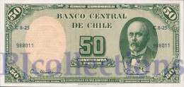 CHILE 5 CENTESIMOS 1960/1961 PICK 126b UNC - Chile