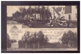 DT-Reich (021690) Propaganda Postkarte, Gruß Aus Dem Truppenlager Zossen,  Mehrfelderkarte, Gelaufen 17.4.1915 - Zossen