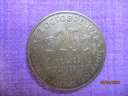 République De Guinée: 25 Francs 1959 (rare) - Guinee