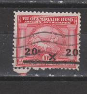 COB 185-V Surcharge Déplacée Vers La Droite - 1901-1930