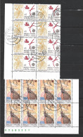 ANDORRA CORREO ESPAÑOL 8 SERIES MATASELLADAS TEMA EURPA 92 (C.H.) - Gebraucht