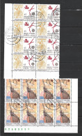 ANDORRA CORREO ESPAÑOL 8 SERIES MATASELLADAS TEMA EURPA 92 (C.H.) - Used Stamps