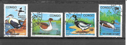 TIMBRE OBLITERE AVEC  DU CONGO BRAZZA DE 1991 N° MICHEL  1263/66 - Oblitérés