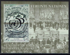 Vereinte Nationen Wien 1995, MiNr.: 186B+187B, Block 6, Mit FDC Gestempelt - Oblitérés