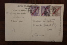 1911 Ak Cpa Palacio Monserrate Sintra Portugal Republica Cover - Briefe U. Dokumente