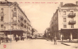 FRANCE - 33 - BOURG - Rue Alphonse Baudin - Avenue De La Gare - Carte Postale Ancienne - Other & Unclassified