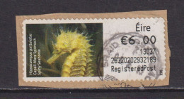 IRELAND  -  2012 Spiny Seahorse SOAR (Stamp On A Roll)  CDS  Used On Piece As Scan - Oblitérés