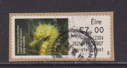 IRELAND  -  2012 Spiny Seahorse SOAR (Stamp On A Roll)  CDS  Used On Piece As Scan - Oblitérés