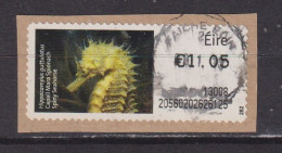 IRELAND  -  2012 Spiny Seahorse SOAR (Stamp On A Roll)  CDS  Used On Piece As Scan - Oblitérés